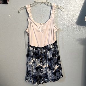 Cute white and blue shorts